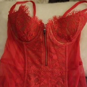 Victoria Secret garter dress.